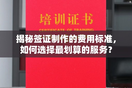 彰武揭秘签证制作的费用标准，如何选择最划算的服务？