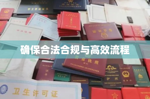 彰武确保合法合规与高效流程