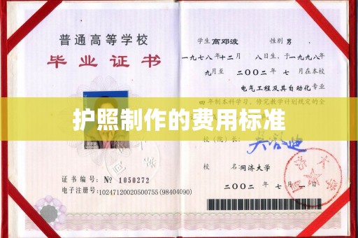 彰武护照制作的费用标准