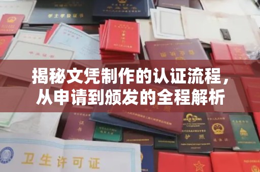 彰武揭秘文凭制作的认证流程，从申请到颁发的全程解析